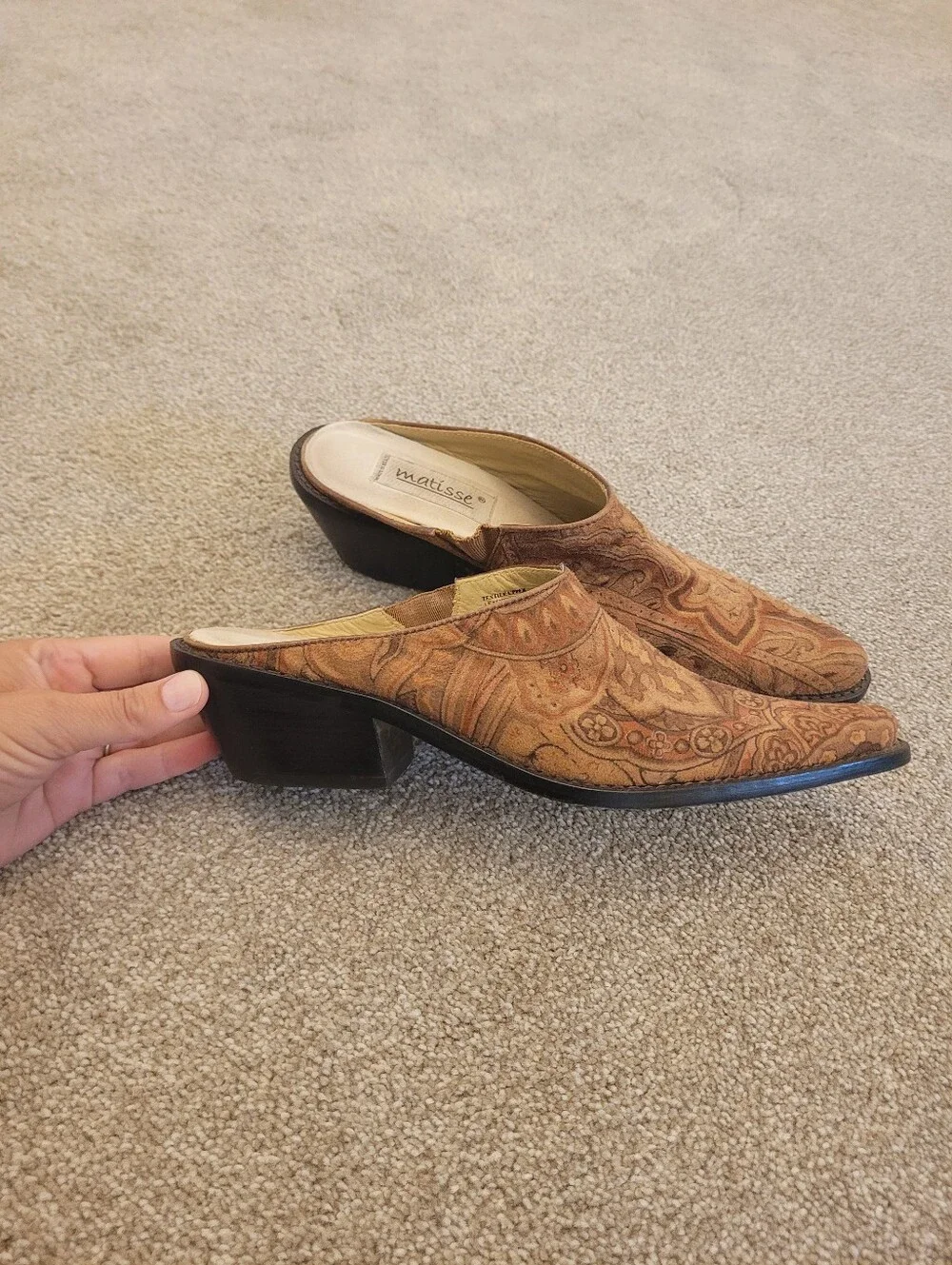Free People Matisse Suede Mules Size 6